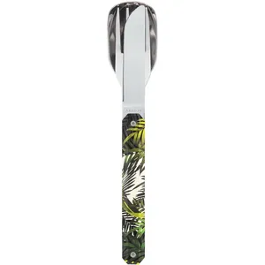 Comparateur de prix : Couverts - AKINOD - 12h34 Jungle - Acier inoxydable - 3 pièces - Multicolore