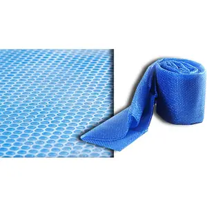 Comparateur de prix : GARDEN PAC Piscine - Couverture solaire à bulles - 4m57 de diamètre - Bleu