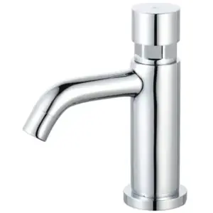 Essebagno 9000857 Cilindro push robinet lave mains chrome eau froide