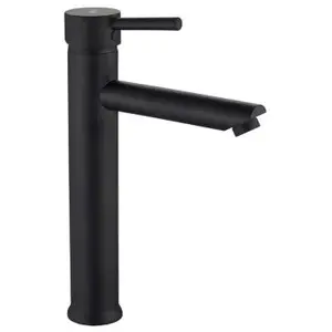 Mitigeur de lavabo H.29,9 cm, noir, Essebagno Deco pas cher