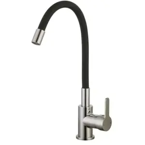 Mitigeur évier ESSEBAGNO - Mémory - Flexible à mémoire de forme - Inox pas cher