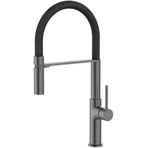 Comparateur de prix : Essebagno 9018180 Magneto mitigeur évier à douchette mobile gun métal