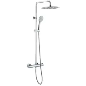 Comparateur de prix : Colonne de douche chromée avec thermostatique Essebagno Allure