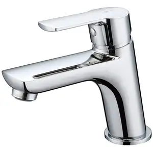 Mitigeur lavabo Incliéconomie d'énergie chrome - Essebagno