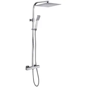 Comparateur de prix : Essebagno Quartos colonne de douche chromée avec thermostatique 300