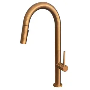 Comparateur de prix : ESSEBAGNO 9083119 Portofino mitigeur évier à douchette extractible cuivre brossé