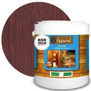 Lasure - BOX DECO COULEURS - Iroko - 3L - Écologique - Satiné - Hydrof... pas cher