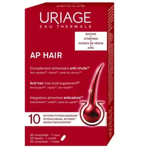 Uriage AP HAIR Complément alimentaire anti-chute 30 capsules pas cher