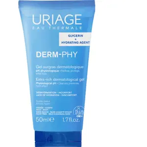 Uriage DERM-PHY Extra Rich Dermatological Gel gel nettoyant doux 50 ml pas cher