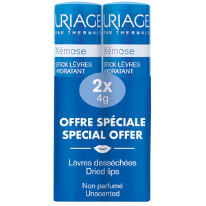 Comparateur de prix : Uriage Xémose Stick Lèvres Hydratant DUO | 2 x 4 g PROMO