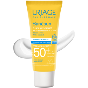 Comparateur de prix : Uriage Bariésun Fluide Anti-Taches Très Haute Protection SPF50+ 40 ml