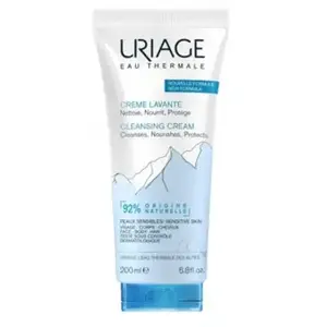 Uriage Hygiène Crème Lavante crème nettoyante nourrissante corps et visage 200 ml pas cher