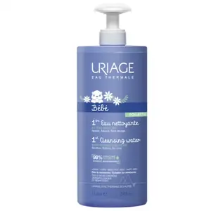 Uriage 1ers soins bébé 1ère eau nettoyante sans rinçage 1L pas cher