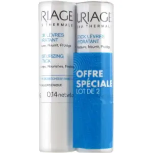 Comparateur de prix : Uriage Stick Lèvres Hydratant Lot de 2 x 4 g