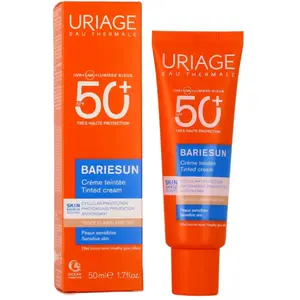 Uriage Bariésun Crème Solaire Visage Teinte Claire SPF50+ 50ml pas cher