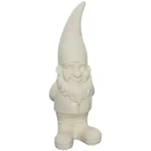 Comparateur de prix : Nain de jardin décoratif - Orium - Résine - 40 cm - Écru