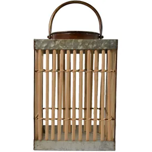 Comparateur de prix : Lanterne solaire bambou Carrée Orium