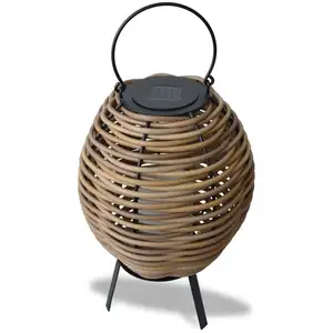 Lanterne solaire tressée Alicia h46cm Orium pas cher