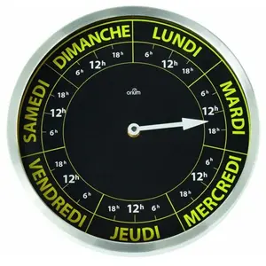 Horloge Contraste Hebdo Ã30 - Orium pas cher