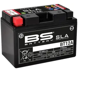 Comparateur de prix : BS BATTERY Batterie fermée sans entretien, moto & scooter, BT12A SLA