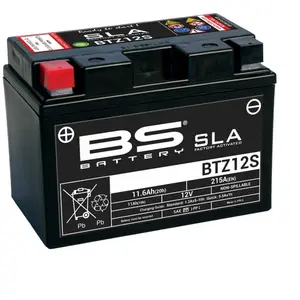 Comparateur de prix : BS BATTERY Batterie fermée sans entretien, moto & scooter, BTZ12S SLA