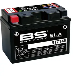 Comparateur de prix : BS BATTERY Batterie fermée sans entretien, moto & scooter, BTZ14S SLA