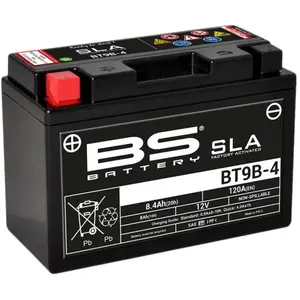 Comparateur de prix : BS BATTERY Batterie fermée sans entretien, moto & scooter, BT9B-4 SLA