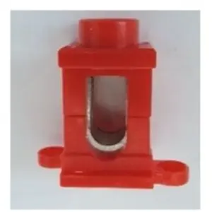 Sib Adr - Borne de fixation à pattes rouge pour cable 25mm² 63A polyca... pas cher