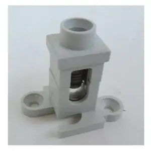 Borne de fixation à pattes grise pour cable 35mm² 80A polycarbonate po... pas cher
