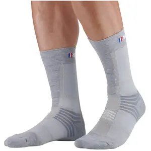 Comparateur de prix : Monnet Trek Air - Chaussettes randonnée Gris / Gris 37 - 38