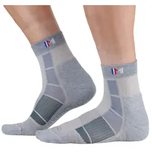 Monnet Middle Air - Chaussettes randonnée Gris / Gris 35 - 36 pas cher