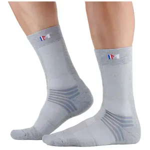 Monnet Trek Air - Chaussettes randonnée Gris / Gris 43 - 44 pas cher