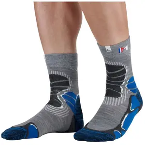 Comparateur de prix : Monnet Mid Trek Extra Light - Chaussettes randonnée Bleu 43 - 44