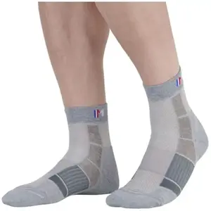 Monnet Socquette Middle Air - Chaussettes randonnée Taupe 41 - 42 pas cher