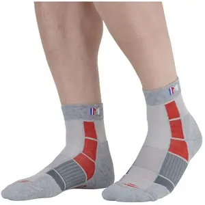 Monnet Socquette Middle Air - Chaussettes randonnée Rouge 41 - 42 pas cher