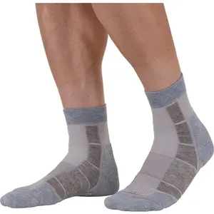 Monnet Socquette Middle Air - Chaussettes randonnée Taupe 35 - 36 pas cher