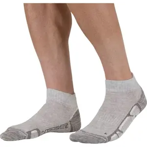 Comparateur de prix : Monnet Trek Lin Low - Chaussettes randonnée Gris / Blanc 45 - 46