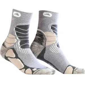 Monnet Mid Trek Extra Light - Chaussettes randonnée Beige 47 - 48 pas cher