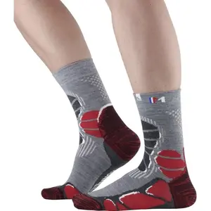 Comparateur de prix : Monnet Mid Extra Light - Chaussettes de randonnée rouge 35/36