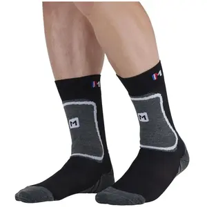 Comparateur de prix : Monnet Jarrette Trek Perf - Chaussettes randonnée Noir 43 - 44