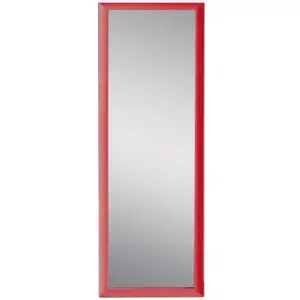 Miroir 36x127 cm ANDY coloris rouge pas cher