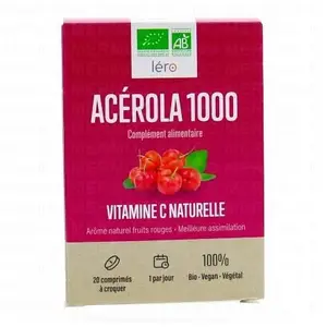 LERO Léro Acérola 1000 - 20 comprimés à croquer