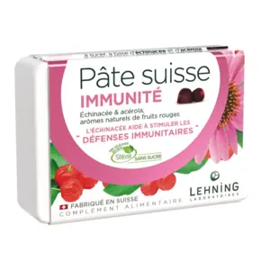 Comparateur de prix : Lehning Hiver Pâte Suisse Echinacée et Acérola 40 gommes