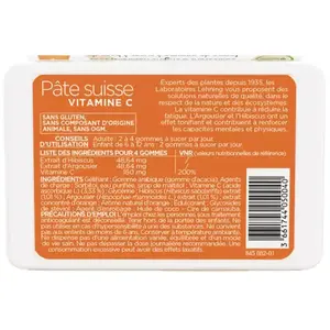 Comparateur de prix : Lehning Pâte Suisse Vitamine C 40 gommes