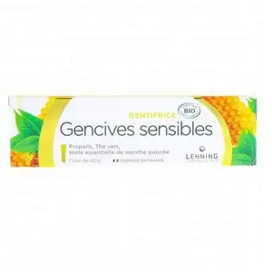 Lehning dentifrice gencives sensibles bio 80gr pas cher