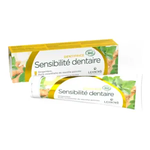 Comparateur de prix : Lehning dentifrice sensibilité dentaire bio 80gr