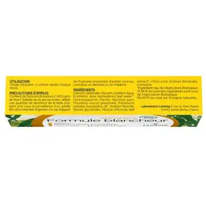 Lehning dentifrice formule blancheur bio 80gr