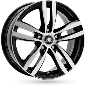 Jante Aluminium Racer 18 Pouces Noir Face Polie pas cher