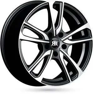 Jante Aluminium Racer 17 Pouces Noir Face Polie pas cher