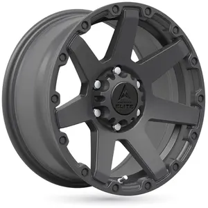 Jante Alu American Elite Wheels Peacemaker 9x17 5x127 Et0- Noir Mat pas cher